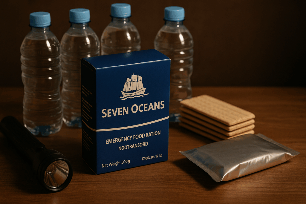 Noodpakket – Seven Oceans noodrantsoen